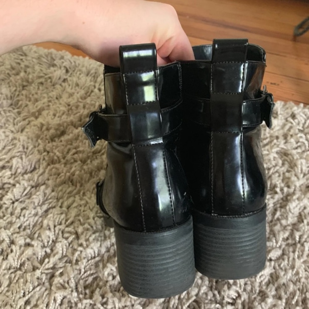 Leather booties - Picture 2 of 3